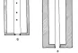 Alpgebäude im Bagnestal (VS, CH) a) Grundriss, b) Vorderansicht, c) Grundriss, d) Querschnitt, Massstab 1:150; Quelle: Zeugen...