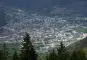 Blick auf das Städtchen Visp